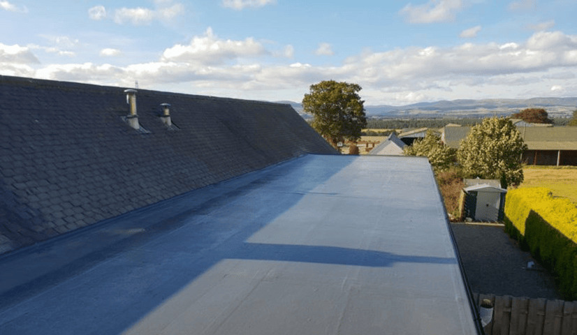 large flat roof